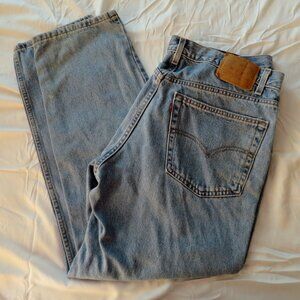 Levi's 550 Jeans Mens Relaxed Fit Used Blue 38x30